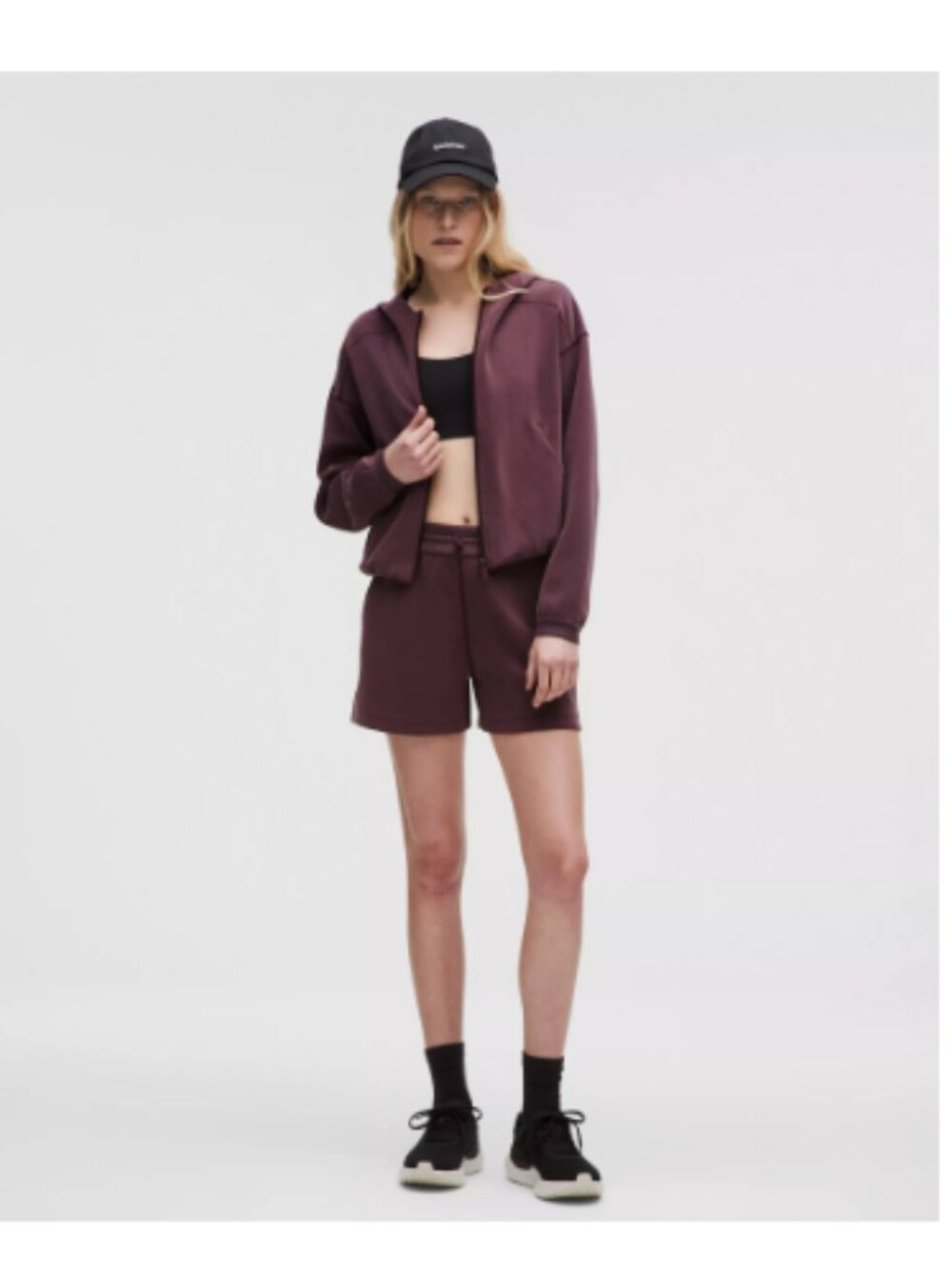 Lululemon Softstreme High Rise Short 4" Goodnight Plum Size 10